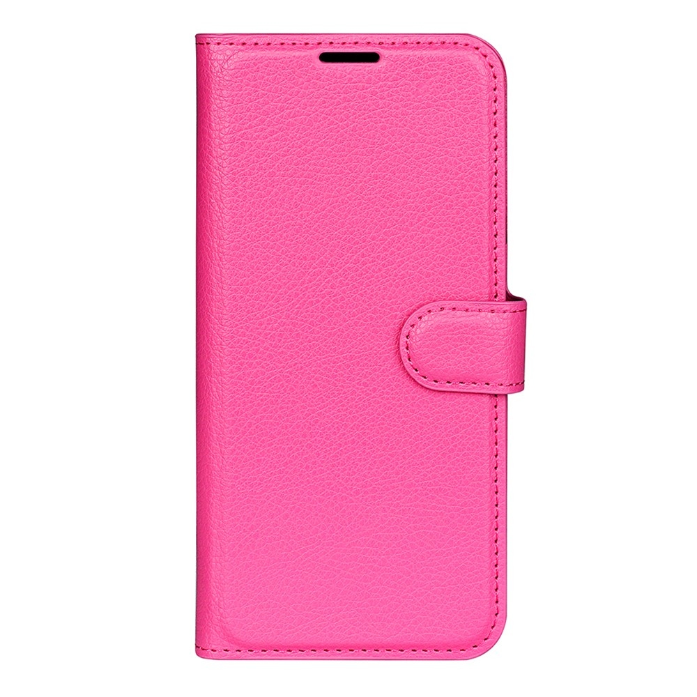 Litchi knižkové puzdro na Honor Magic 8 Lite 5G - rose