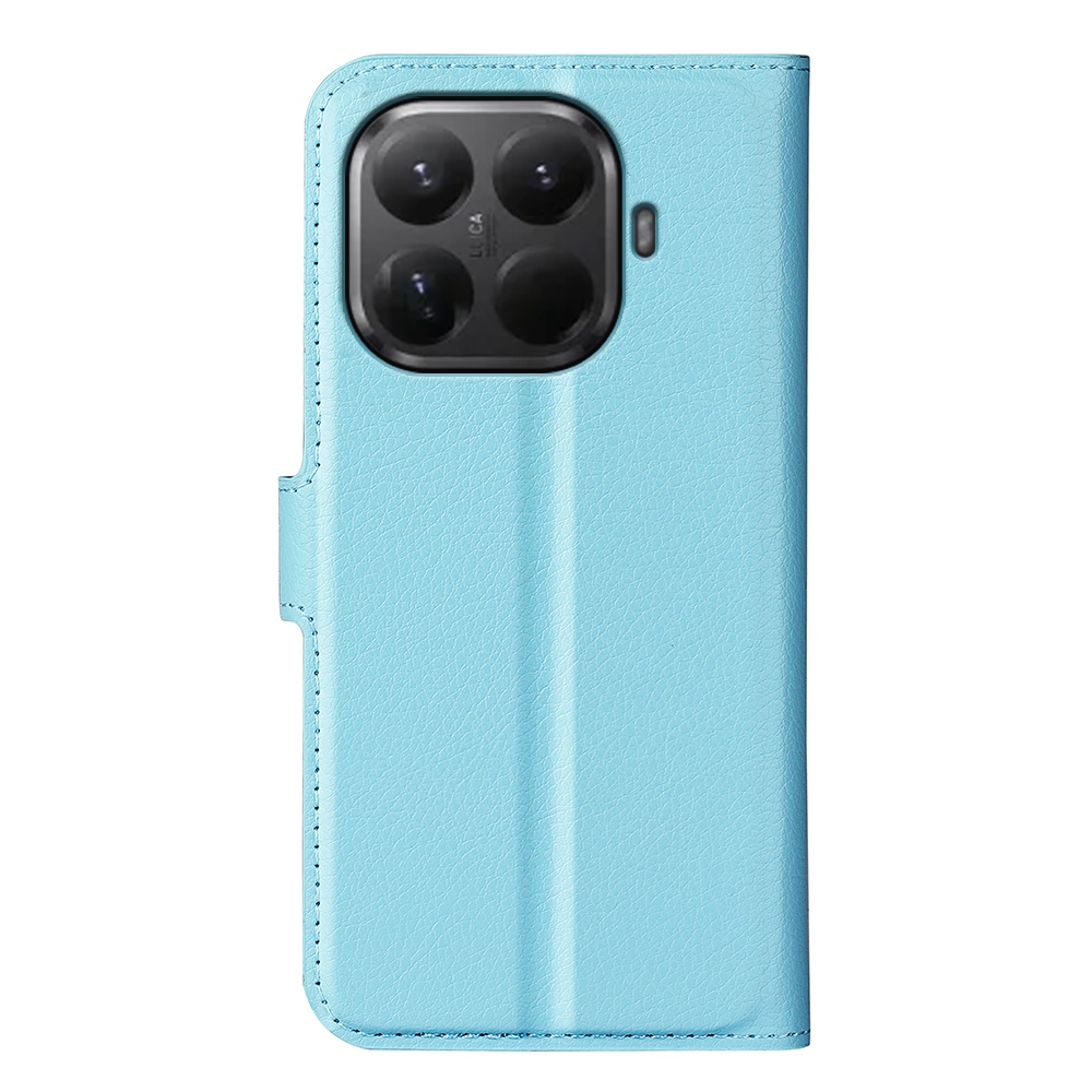 Litchi knižkové púzdro na mobil Xiaomi 17T - modré