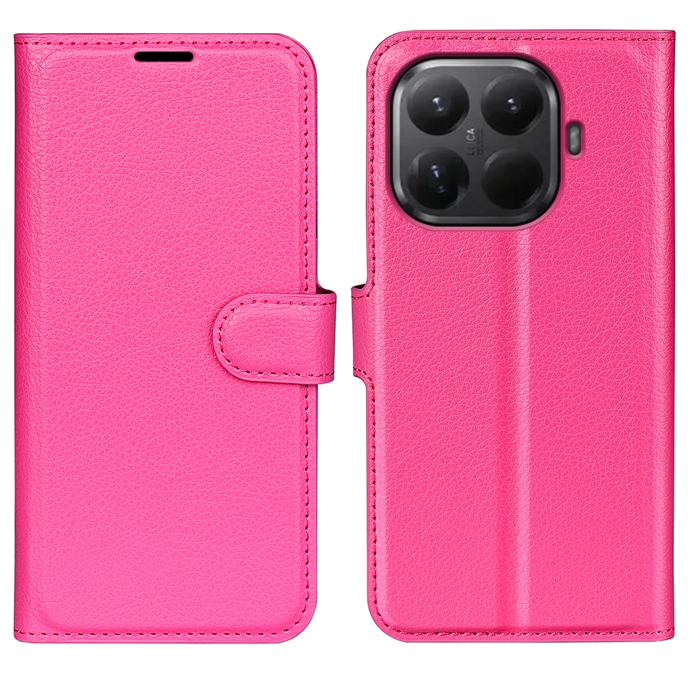Litchi knižkové púzdro na mobil Xiaomi 17T - rose