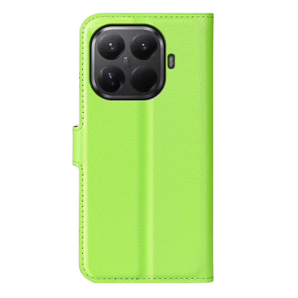 Litchi knižkové púzdro na mobil Xiaomi 17T - zelené