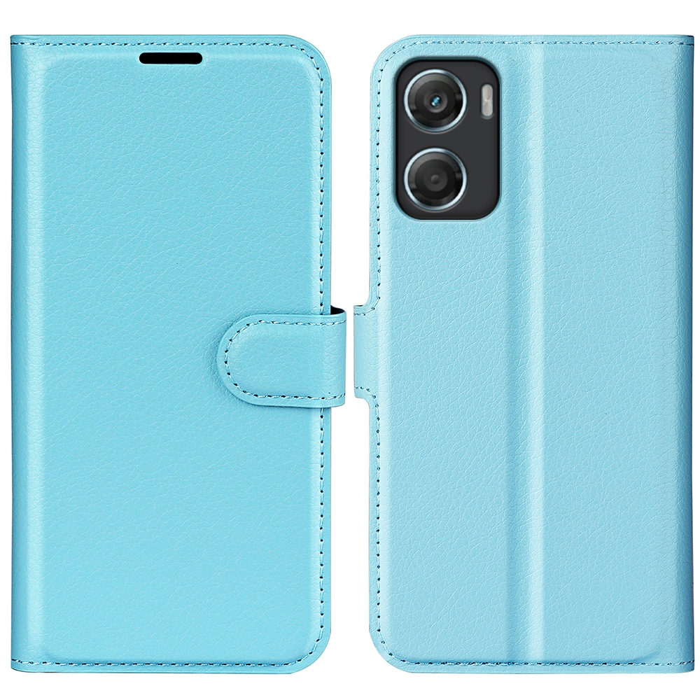 Litchi knižkové púzdro na Motorola Moto G06 - modré