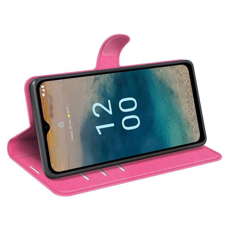 Litchi knižkové puzdro na Nokia G22 - rose