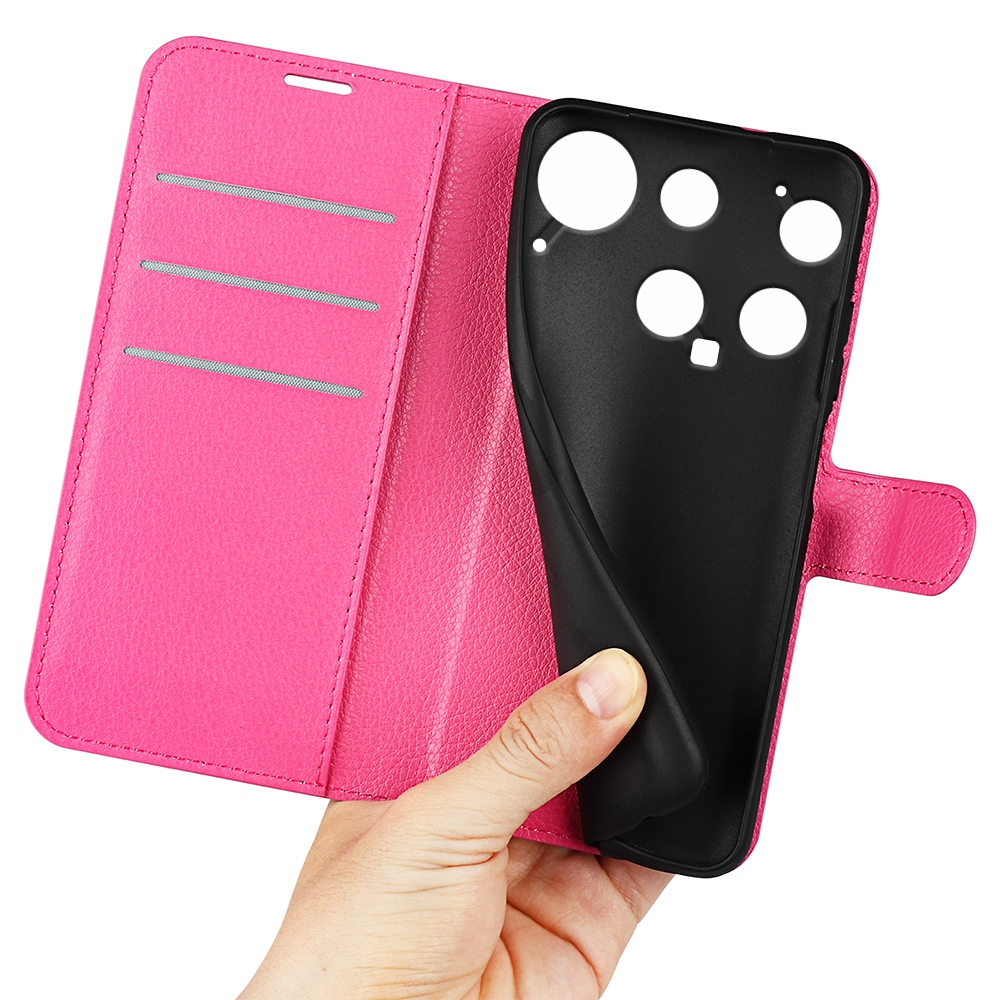 Litchi knižkové puzdro na Nothing Phone (3) 5G - rose