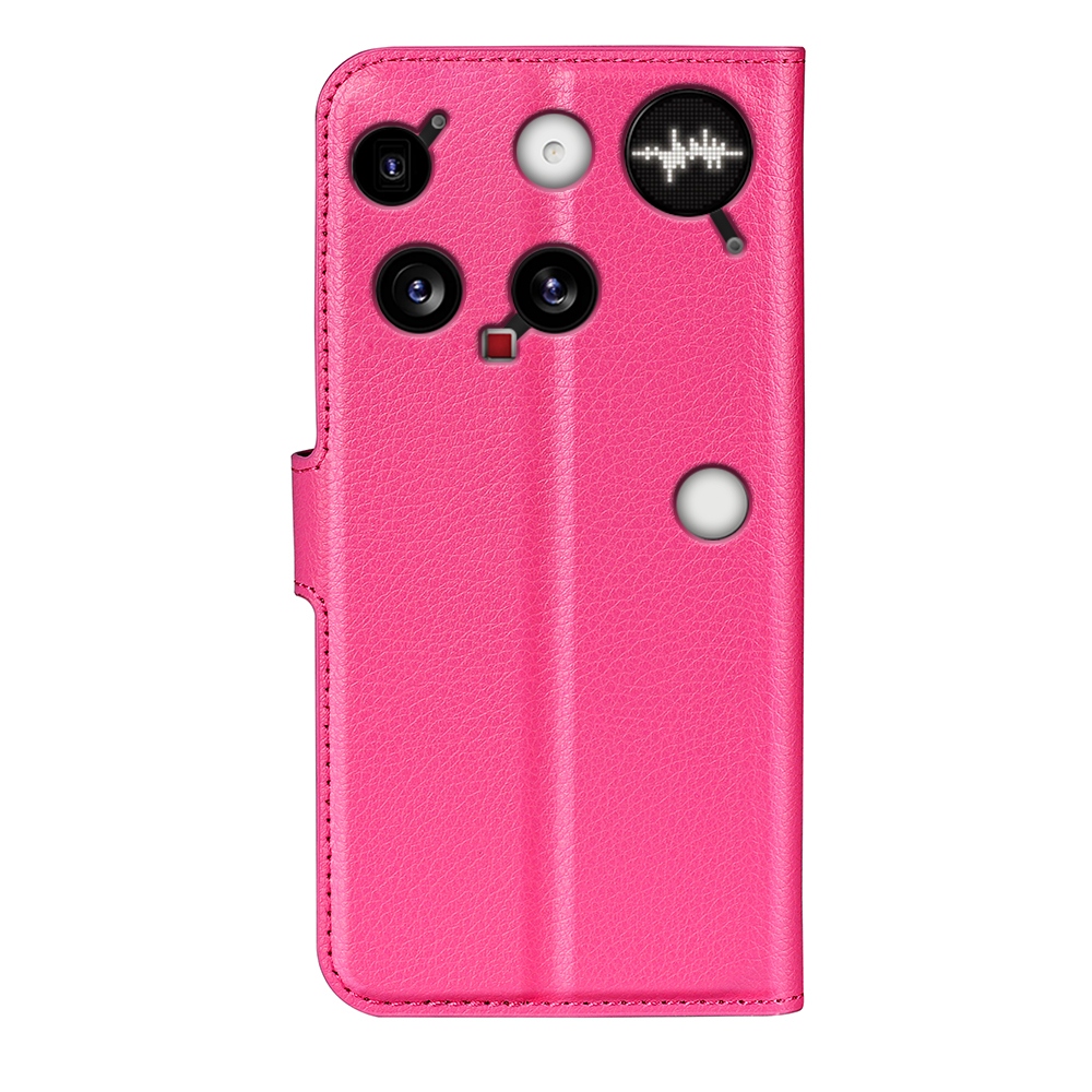 Litchi knižkové puzdro na Nothing Phone (3) 5G - rose