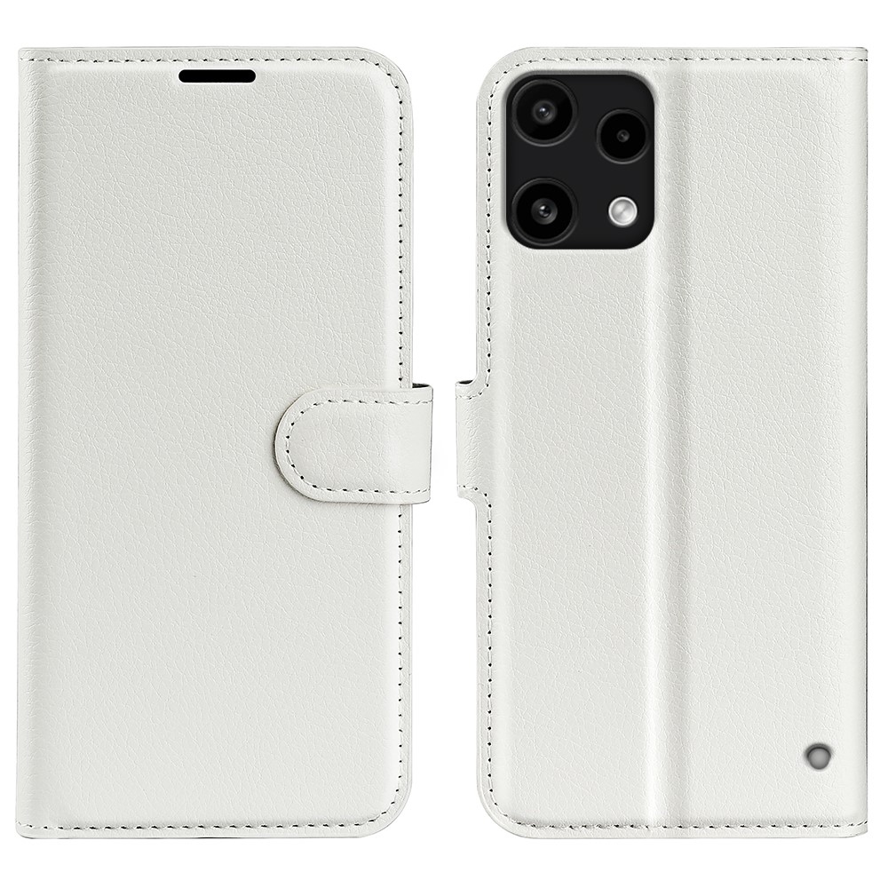 Litchi knižkové puzdro na Nothing Phone (3a) Lite 5G - biele