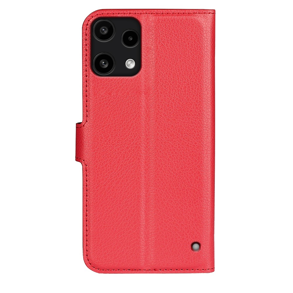 Litchi knižkové puzdro na Nothing Phone (3a) Lite 5G - červené