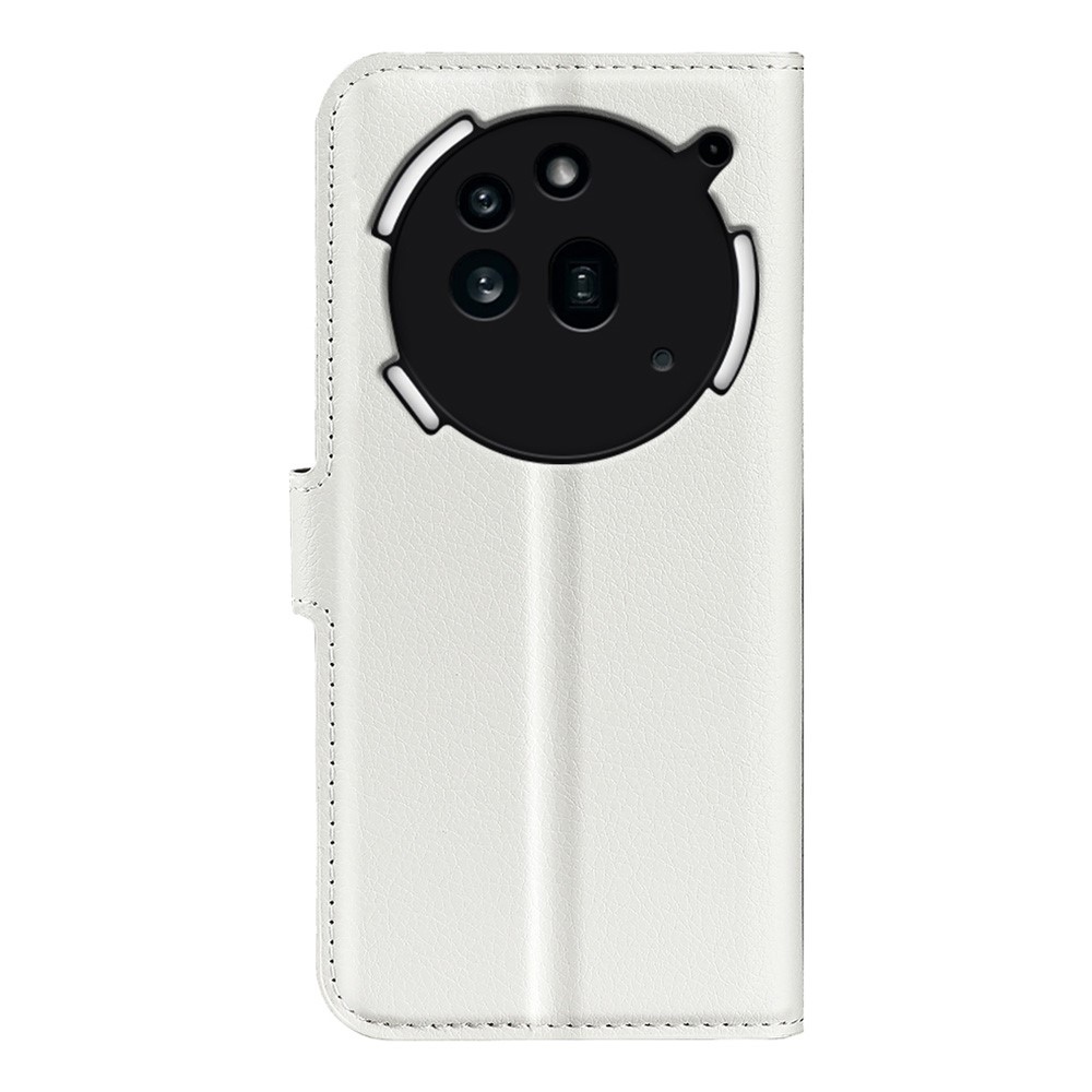 Litchi knižkové puzdro na Nothing Phone (3a) Pro - biele