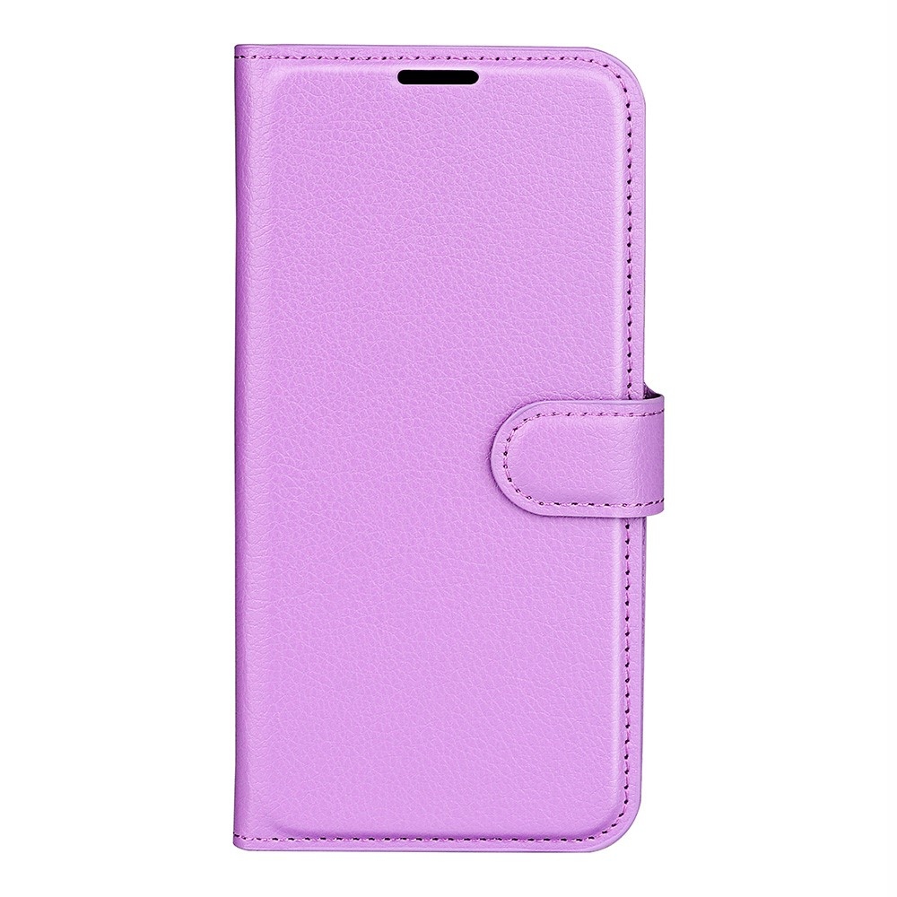 Litchi knižkové puzdro na Nothing Phone (3a) Pro - fialové