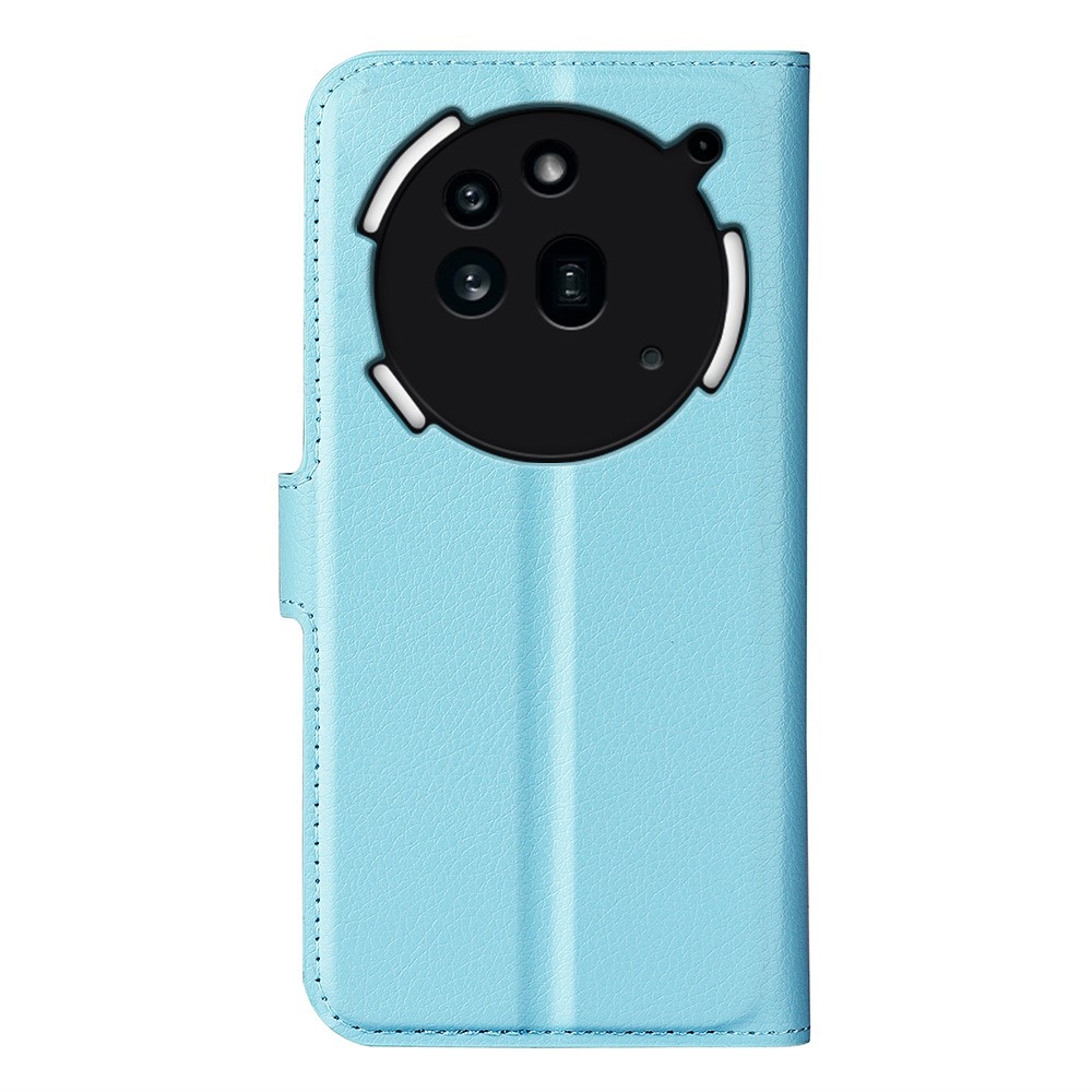 Litchi knižkové puzdro na Nothing Phone (3a) Pro - modré