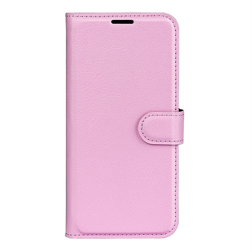 Litchi knižkové puzdro na Nothing Phone (3a) Pro - ružové