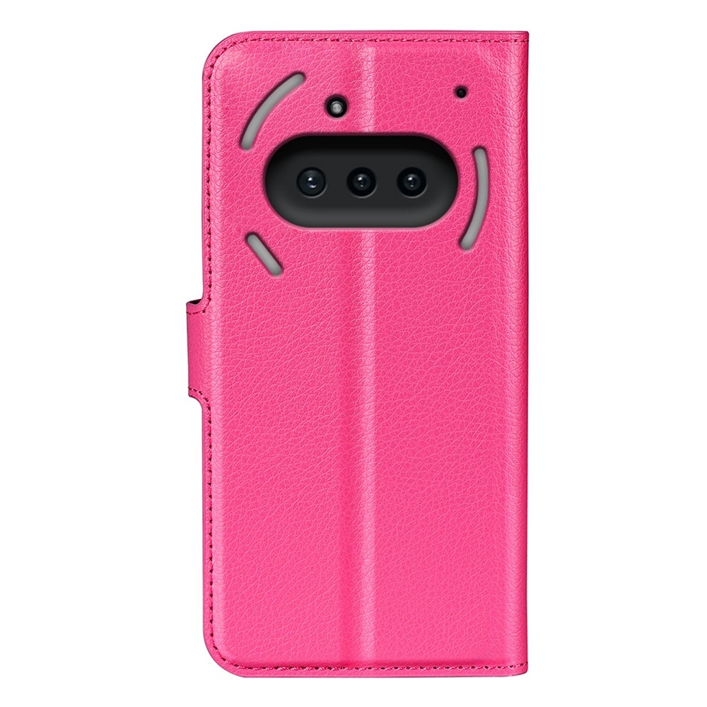 Litchi knižkové puzdro na Nothing Phone (3a) - rose