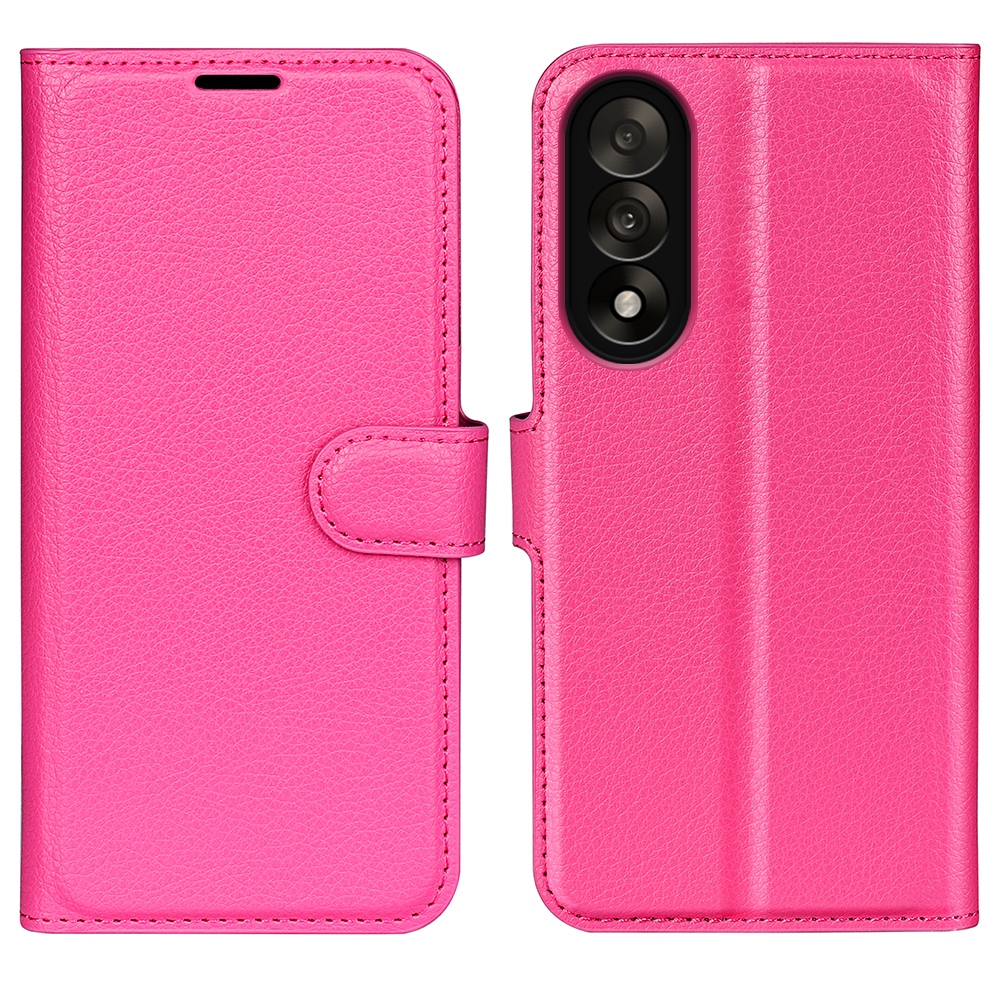 Litchi knižkové puzdro na OnePlus Nord 5 5G - rose