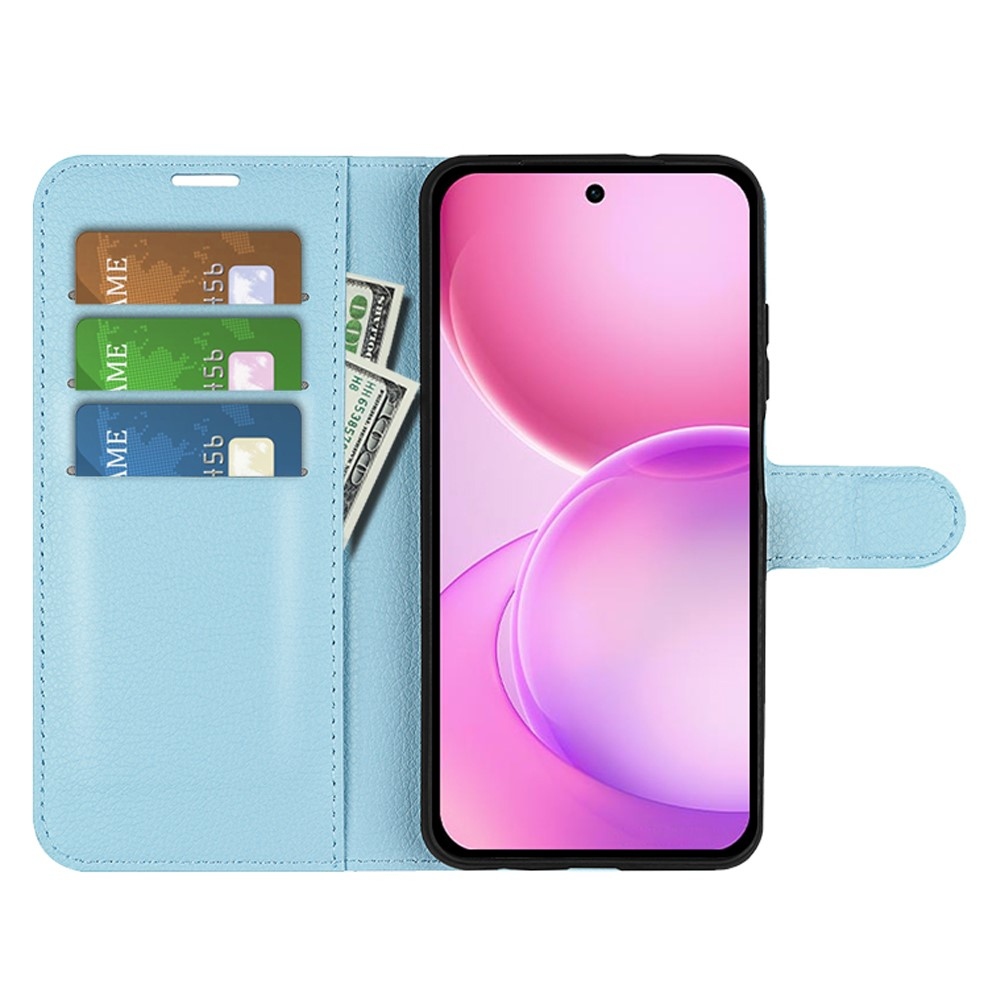 Litchi knižkové puzdro na Oppo Reno 16 5G - modré
