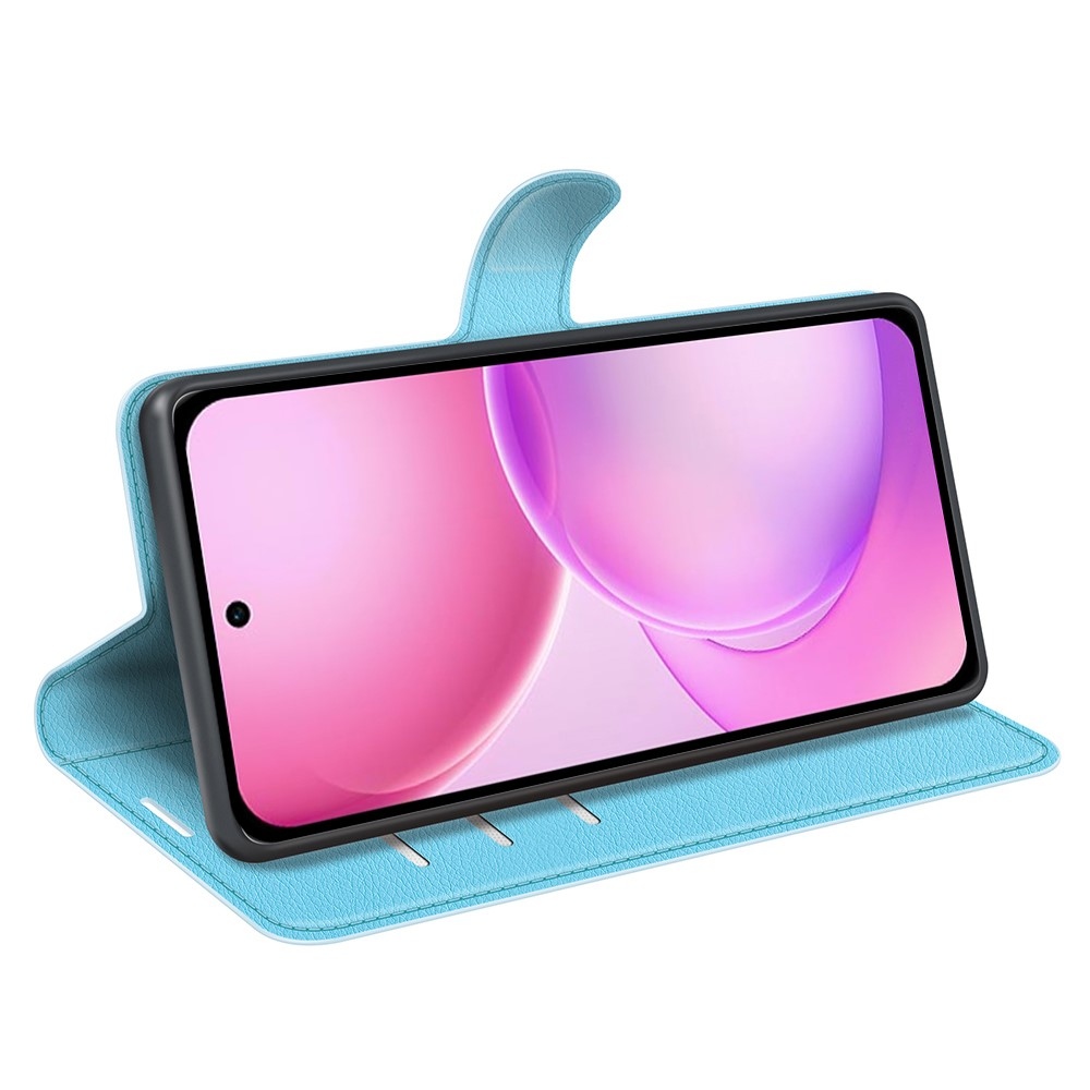 Litchi knižkové puzdro na Oppo Reno 16 5G - modré