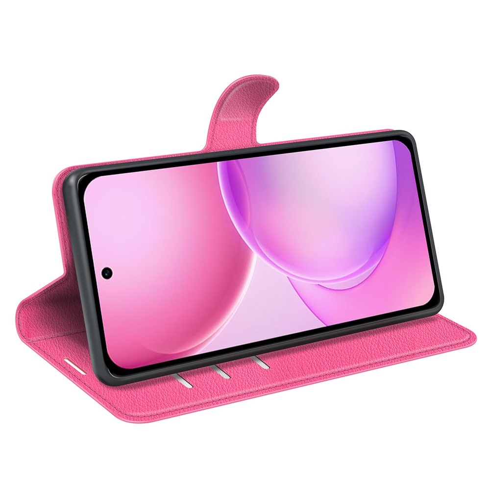 Litchi knižkové puzdro na Oppo Reno 16 5G - rose