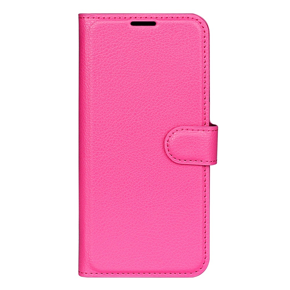Litchi knižkové puzdro na Oppo Reno 16 5G - rose