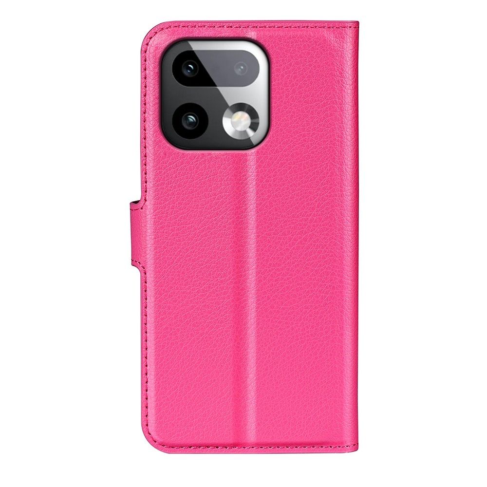 Litchi knižkové puzdro na Realme 16 Pro+ 5G - rose