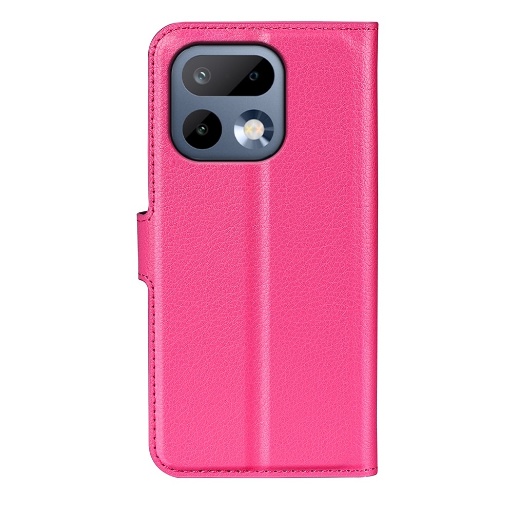 Litchi knižkové puzdro na Realme 16 Pro 5G - rose