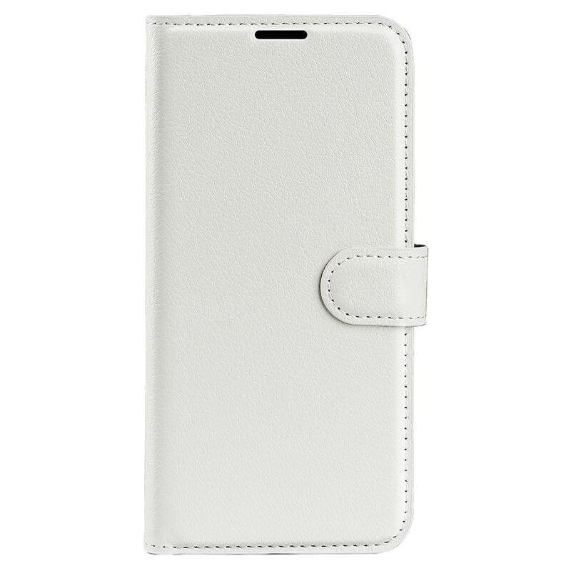 Litchi knižkové púzdro na Samsung Galaxy A34 5G - biele