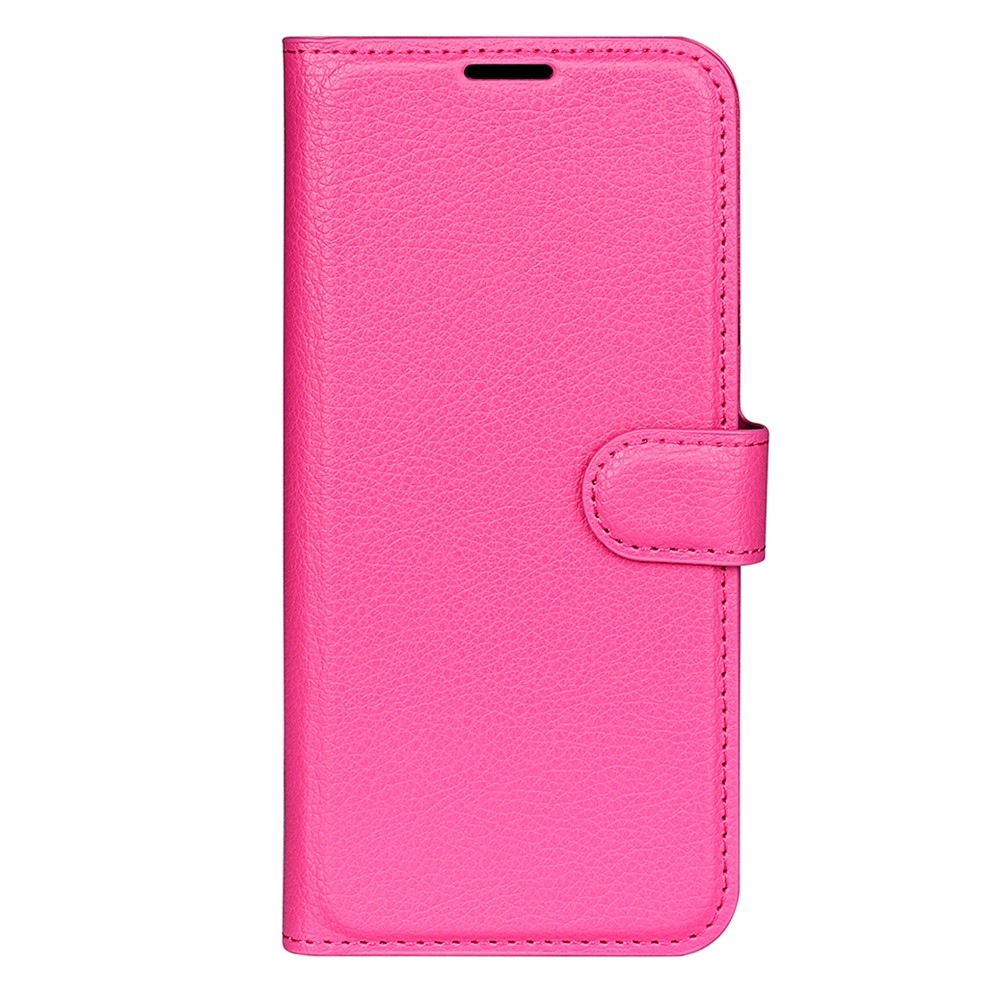 Litchi knižkové púzdro na Samsung Galaxy S26 FE - rose
