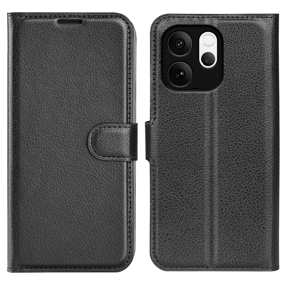 Litchi knižkové puzdro na Vivo V70 5G - čierne