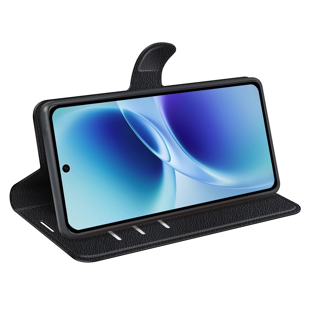 Litchi knižkové puzdro na Vivo V70 5G - čierne