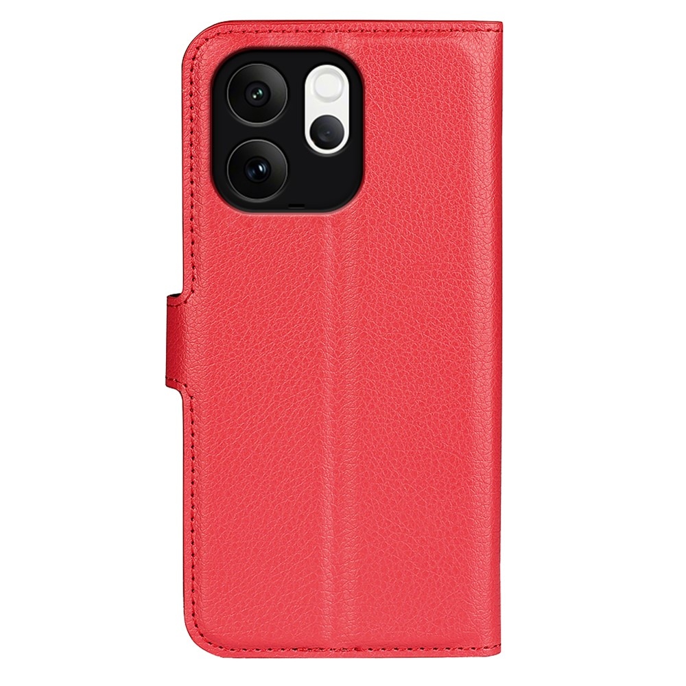 Litchi knižkové puzdro na Vivo V70 5G - červené