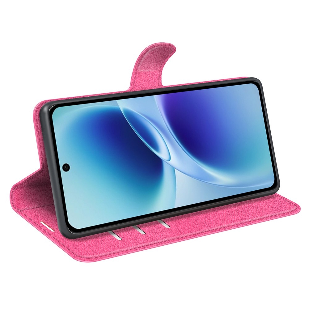 Litchi knižkové puzdro na Vivo V70 5G - rose