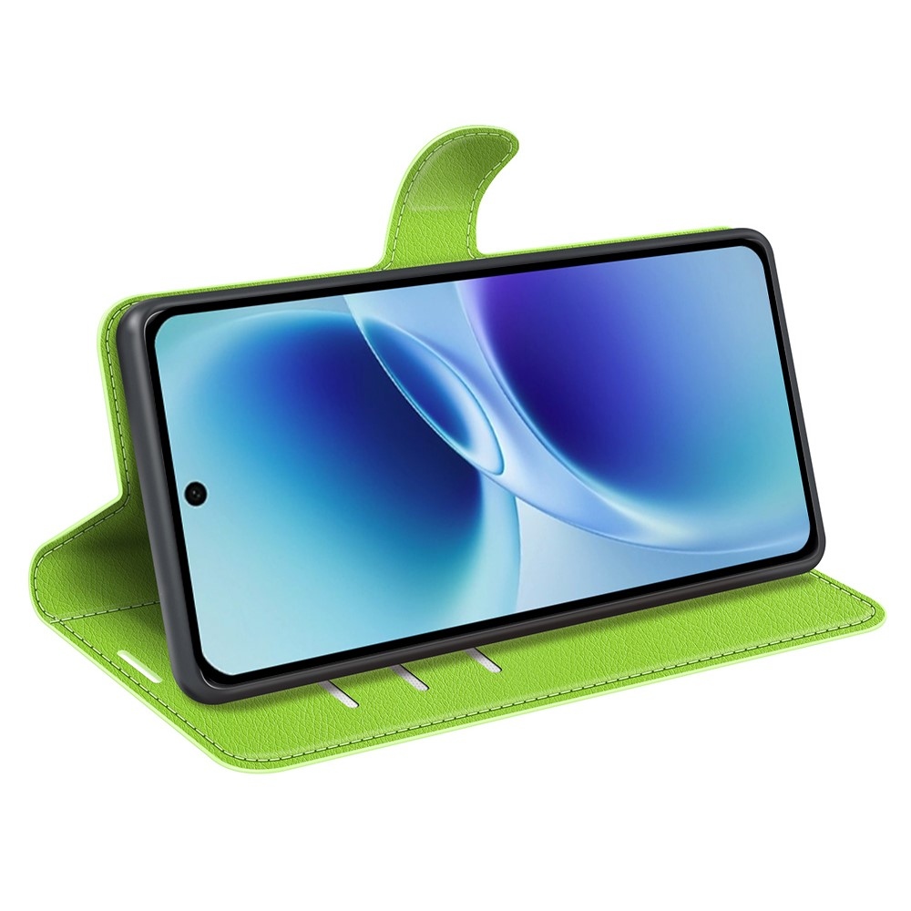 Litchi knižkové puzdro na Vivo V70 5G - zelené
