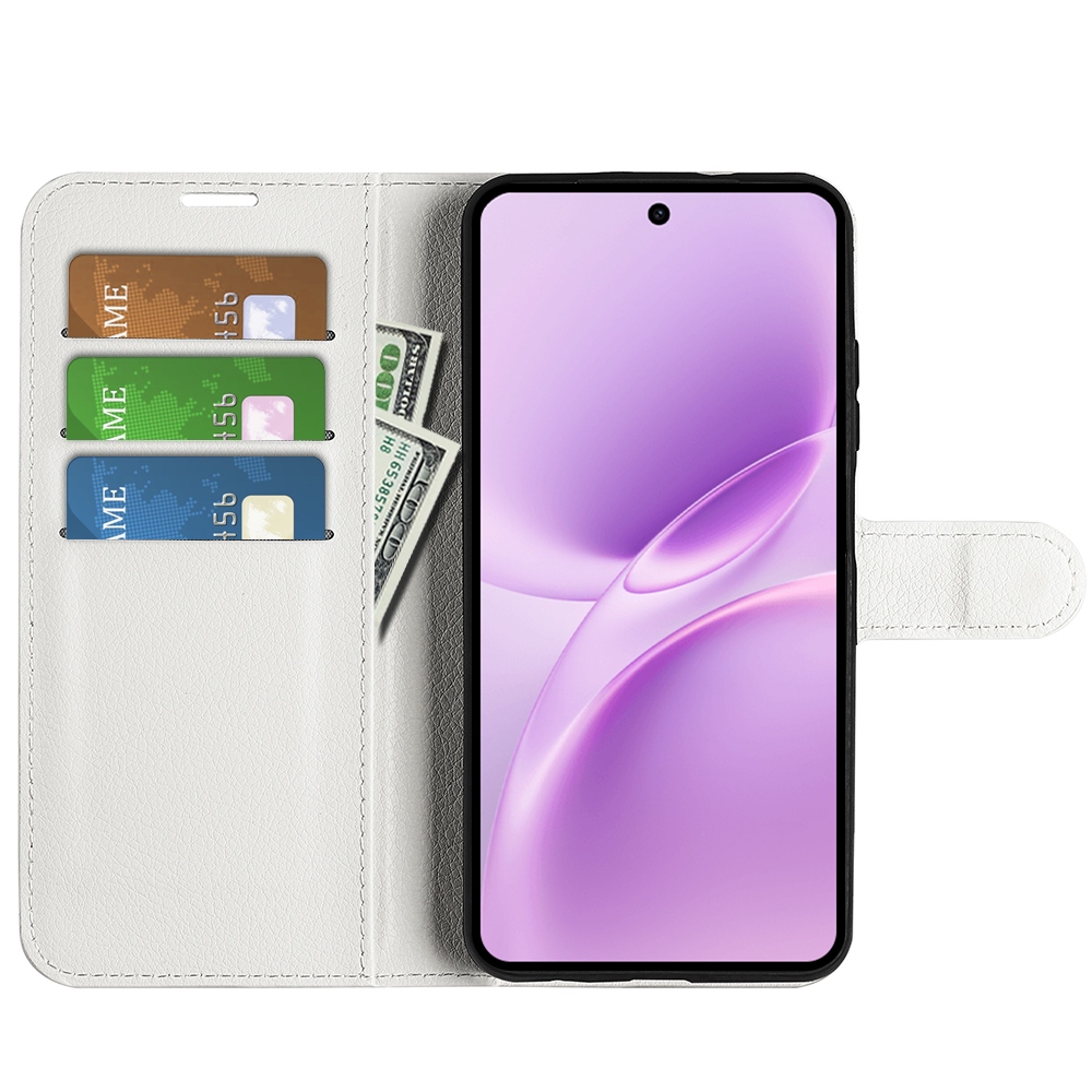 Litchi knižkové puzdro na Vivo V70 FE 5G - biele