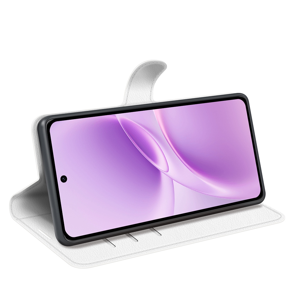 Litchi knižkové puzdro na Vivo V70 FE 5G - biele