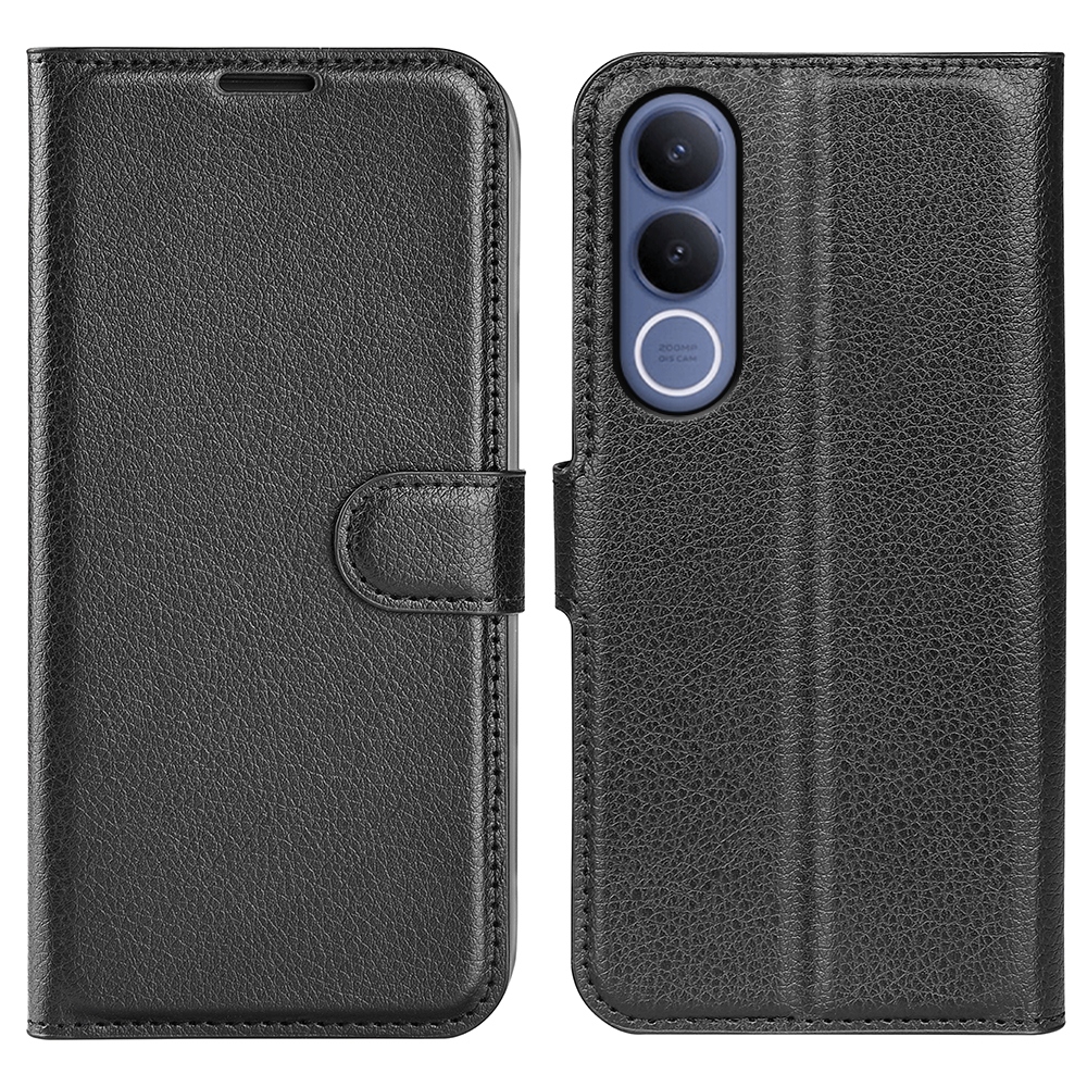 Litchi knižkové puzdro na Vivo V70 FE 5G - čierne