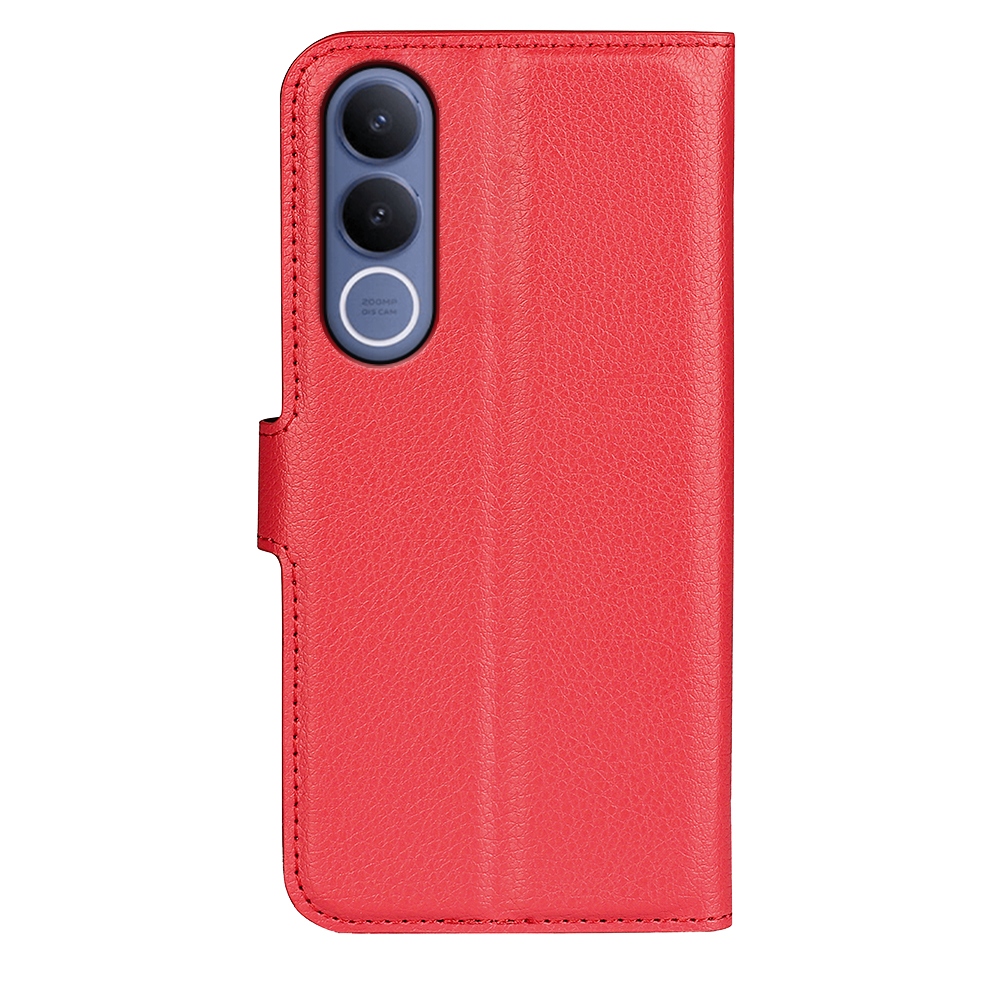 Litchi knižkové puzdro na Vivo V70 FE 5G - červené