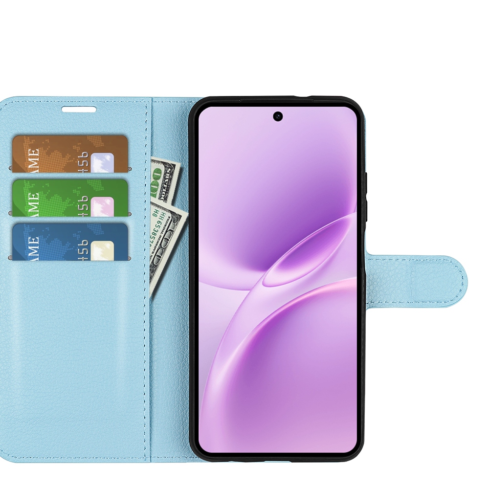 Litchi knižkové púzdro na Vivo V70 FE 5G - modré