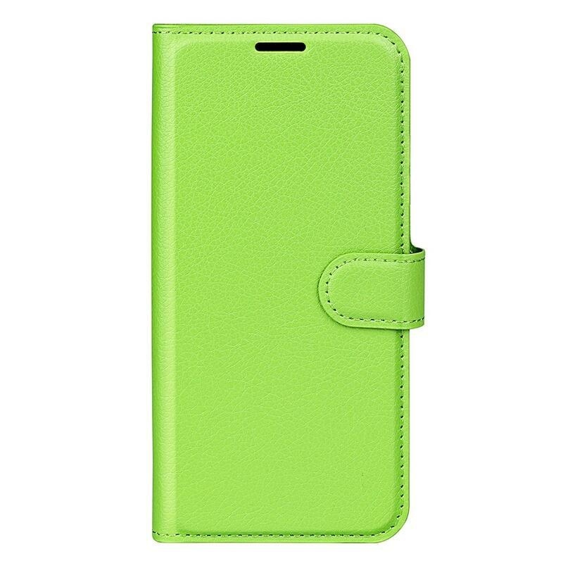 Litchi knižkové púzdro na Xiaomi 13 Pro - zelené