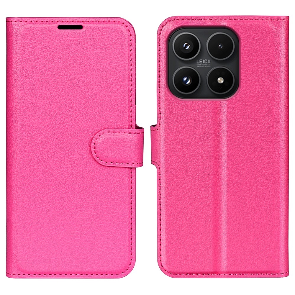 Litchi knižkové puzdro na Xiaomi 17 - rose