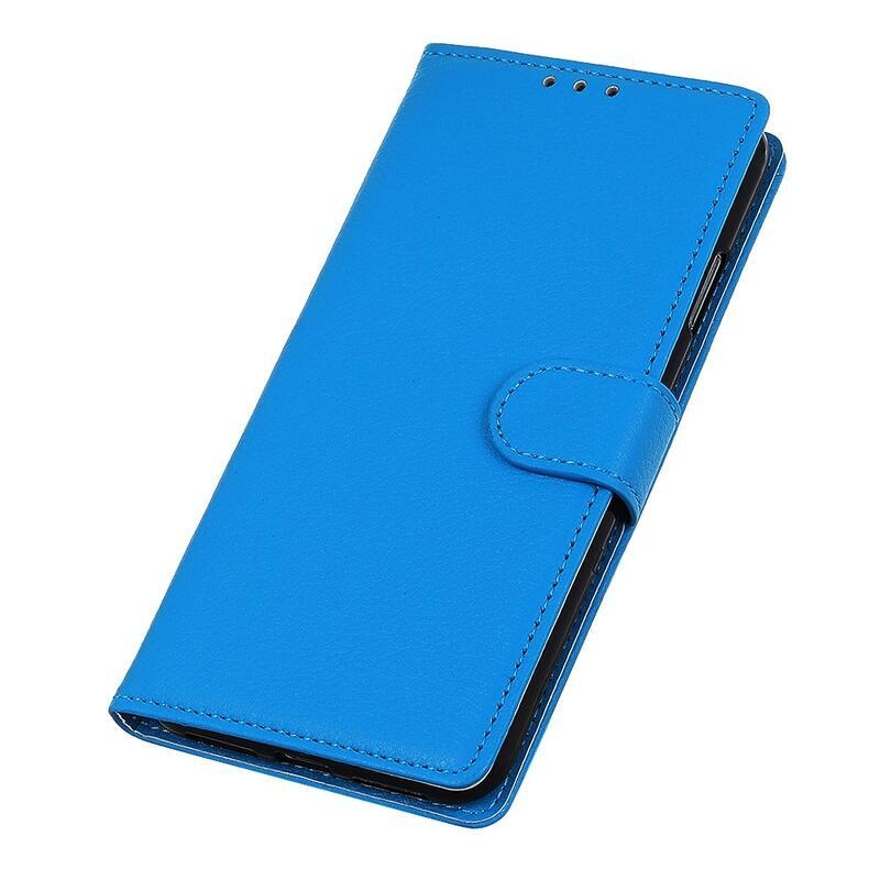 Litchi knižkové púzdro na Xiaomi Mi 10T/Mi 10T Pro - modré