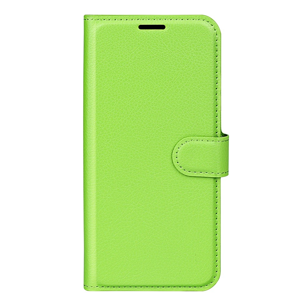 Litchi knižkové púzdro na Xiaomi Redmi 17 4G/5G - zelené