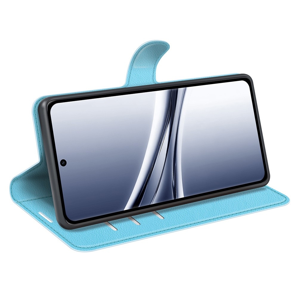 Litchi knižkové púzdro na Xiaomi Redmi Note 15 4G - modré