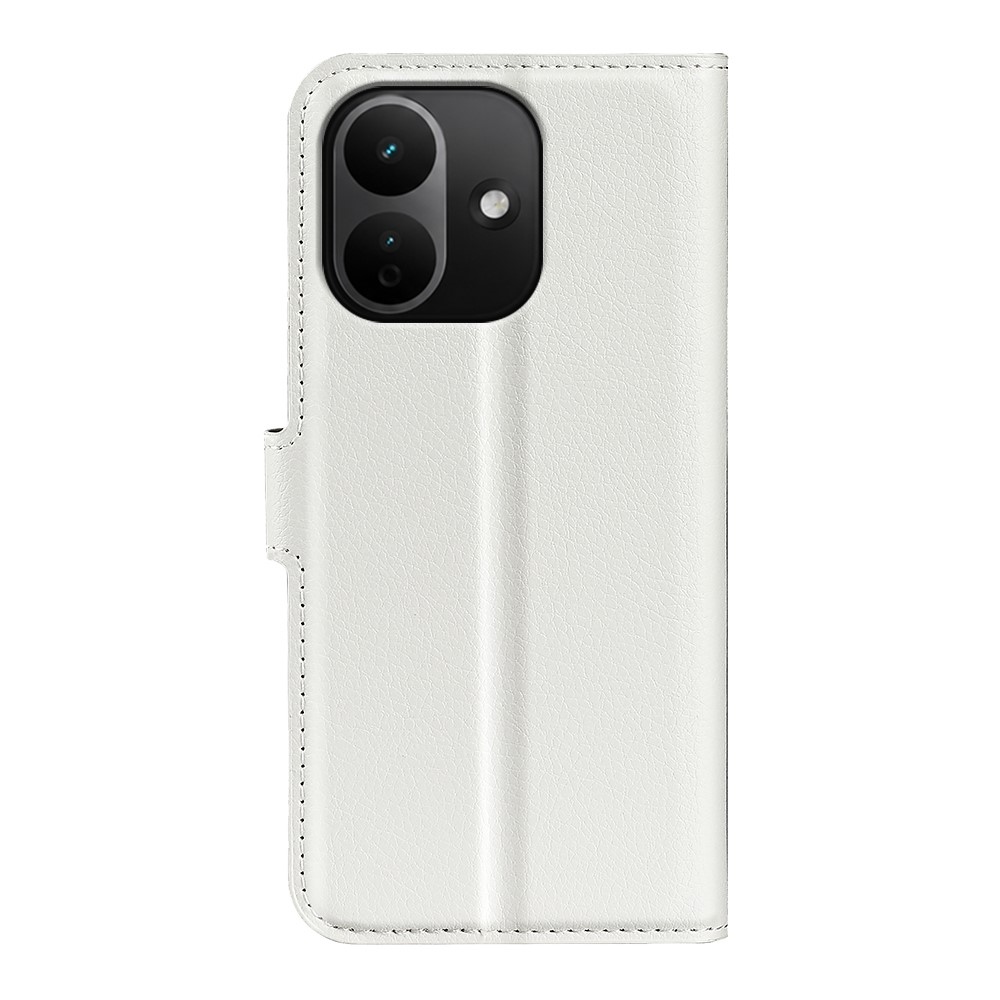 Litchi knižkové púzdro na Xiaomi Redmi Note 17 Pro 5G - biele