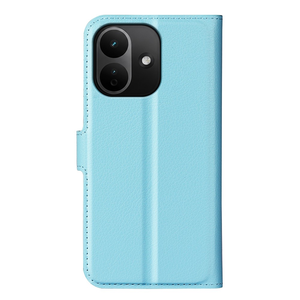 Litchi knižkové púzdro na Xiaomi Redmi Note 17 Pro 5G - modré