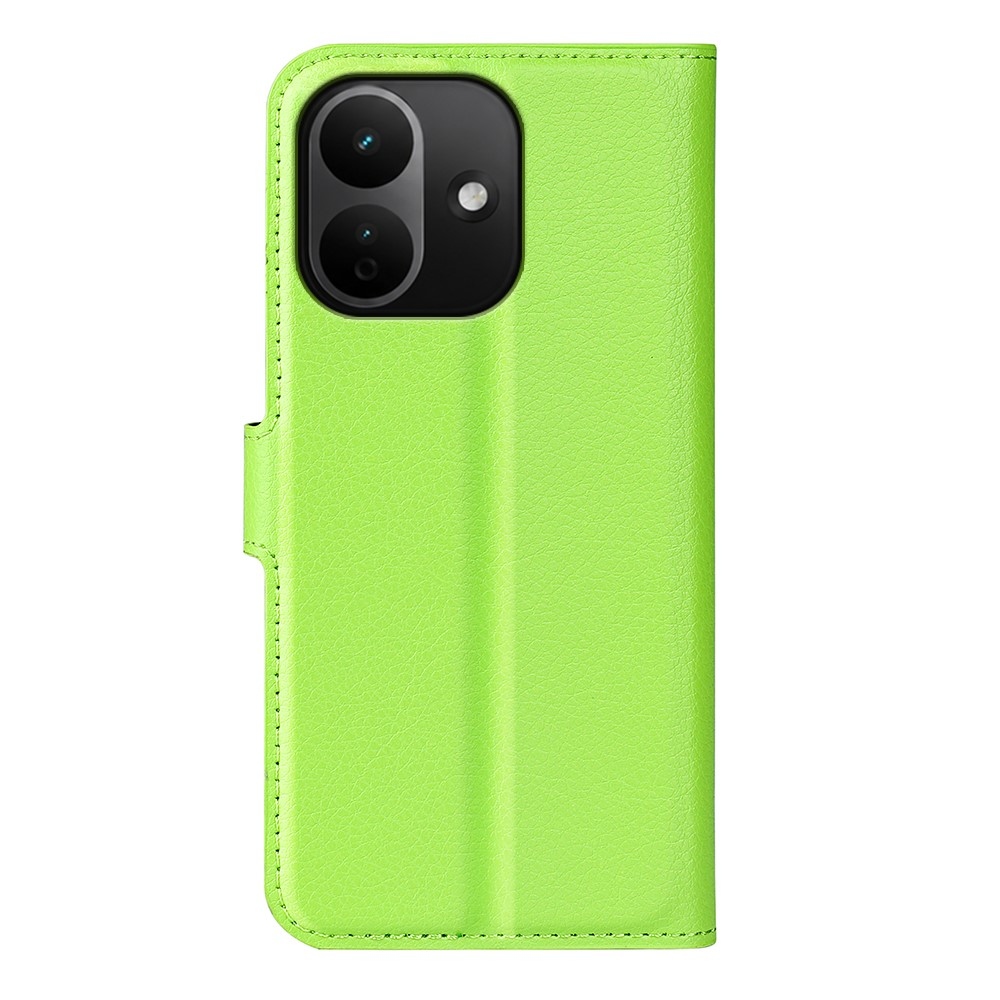 Litchi knižkové púzdro na Xiaomi Redmi Note 17 Pro 5G - zelené