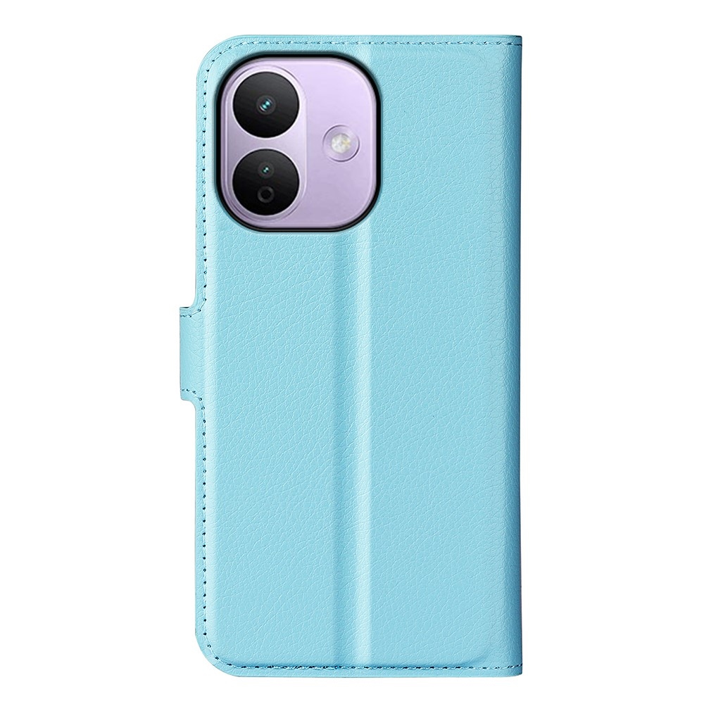 Litchi knižkové púzdro na Xiaomi Redmi Note 17 Pro Max 5G - modré