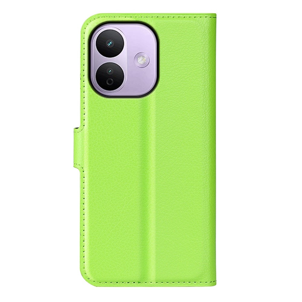 Litchi knižkové púzdro na Xiaomi Redmi Note 17 Pro Max 5G - zelené