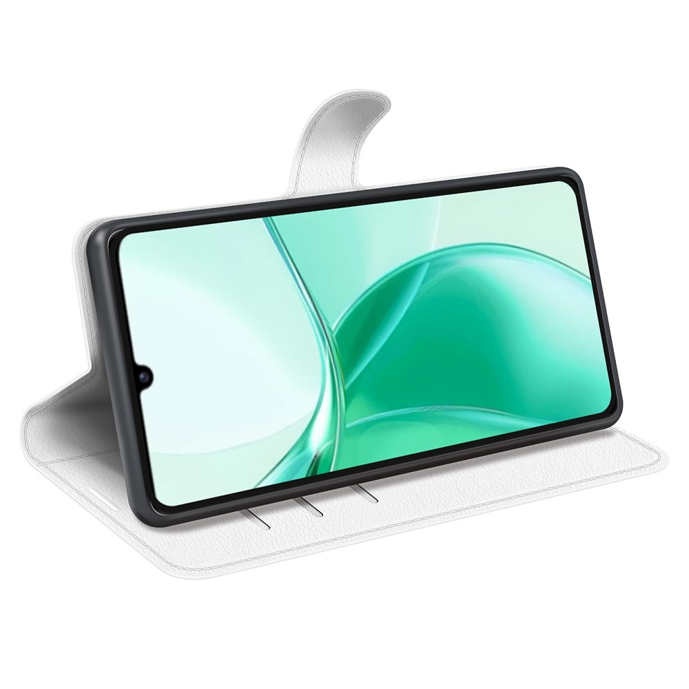 Litchi knižkové puzdro na ZTE Blade A35 - biele