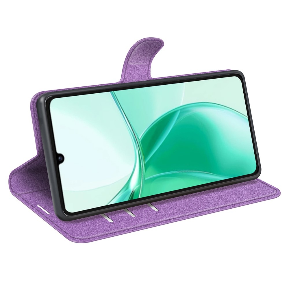 Litchi knižkové puzdro na ZTE Blade A35 - fialové