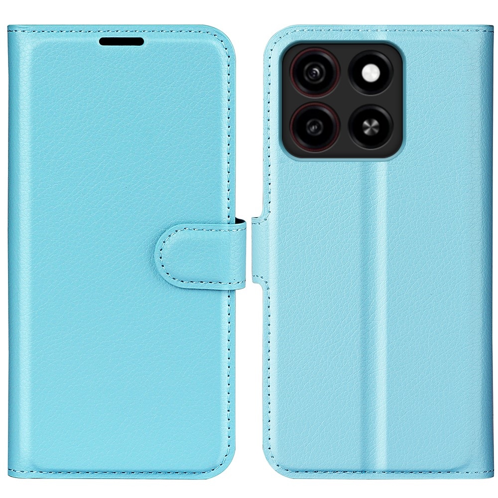 Litchi knižkové puzdro na ZTE Blade A35 - modré