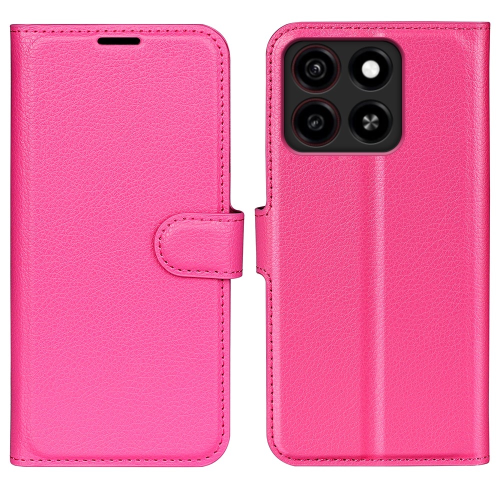 Litchi knižkové puzdro na ZTE Blade A35 - rose