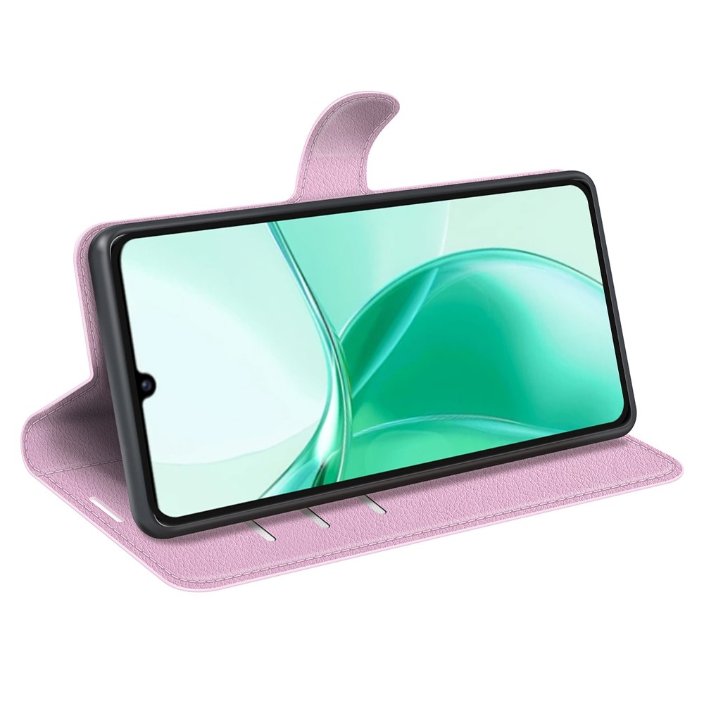 Litchi knižkové puzdro na ZTE Blade A35 - ružové