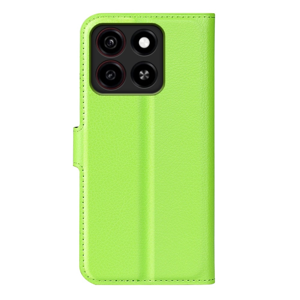 Litchi knižkové puzdro na ZTE Blade A35 - zelené
